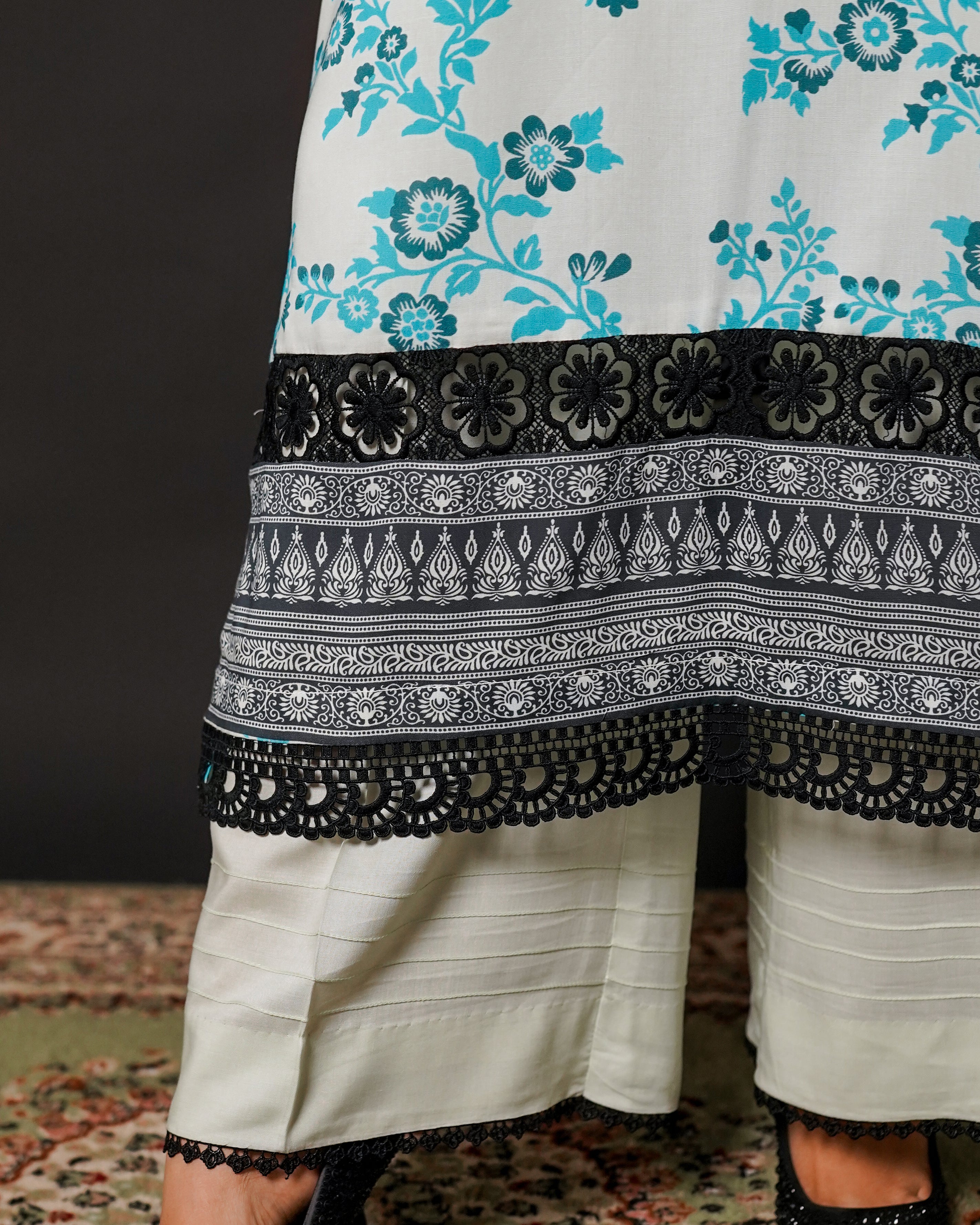 3 Piece Unstitched Linen Suit