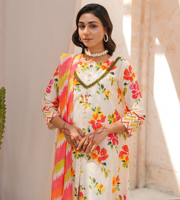 Whispering Florals | 3 Piece Cambric | Unstitched