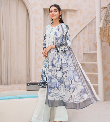 Petal Parade | 3 Piece Cambric | Unstitched