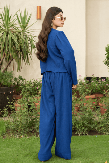 Royal Blue Cobalt Chic – Crunch Linen Set