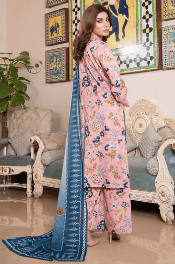 Rosewood Garden – Premium Printed Lawn 3 Piece Suit