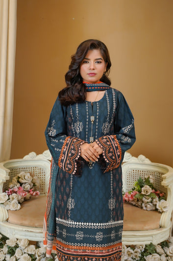 CARNATION | Lawn Embroidered | 3 Piece Unstitched