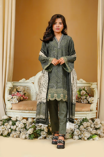 SWIRL | Lawn Embroidered