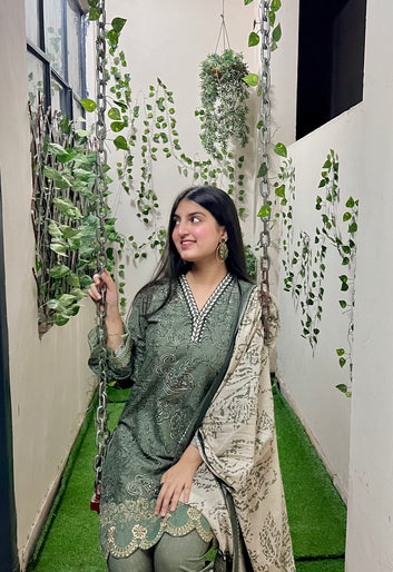 SWIRL | Lawn Embroidered | 3 Piece Stitched